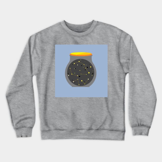 jar of space Crewneck Sweatshirt by prettyguardianstudio